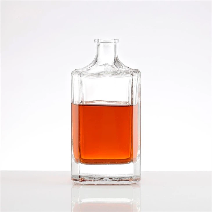 Creative Unique Spirits Custom Logo Glass Bottle