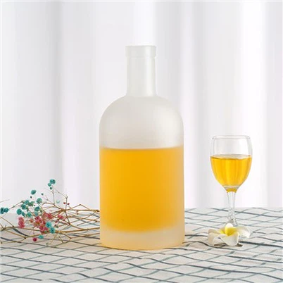 Buidéil Alcóil Gloine Frosted 375ml