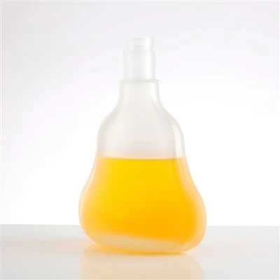 Buidéal Fíon Frosted Gloine Cruth Gourd 550ml