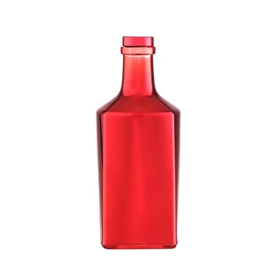 Buidéal uisce beatha eletroplated dath dearg 700ml