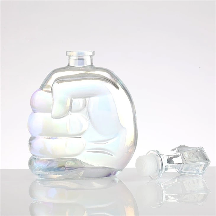 Fist-Shaped Custom Glass Bottle 500 ML